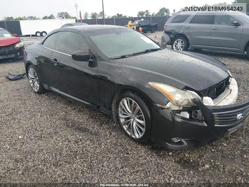 2011 Infiniti G37 VIN: JN1CV6FE1BM954243 Lot: 45549440