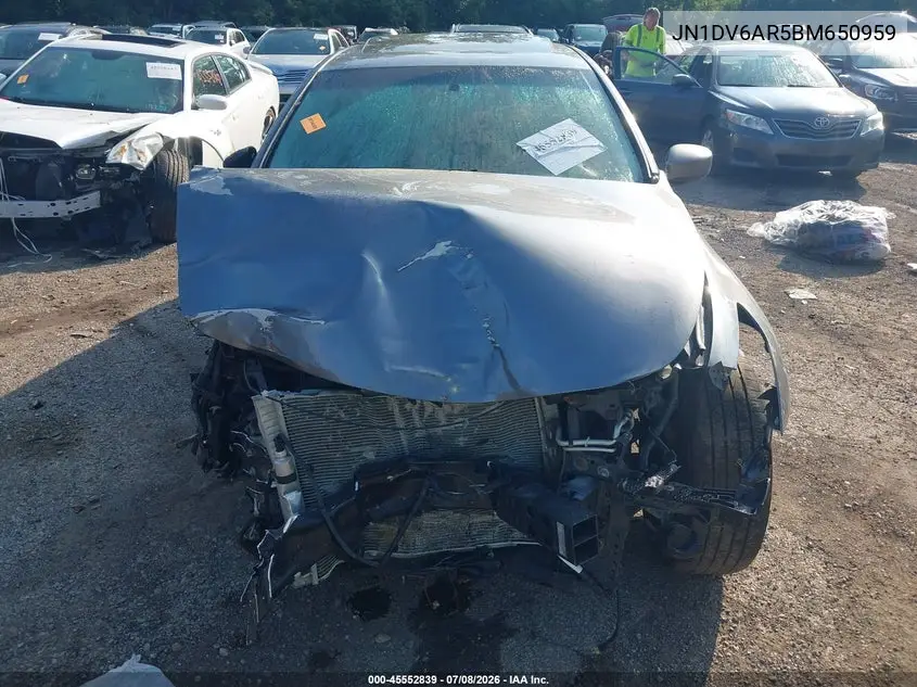 2011 Infiniti G25X VIN: JN1DV6AR5BM650959 Lot: 45552839