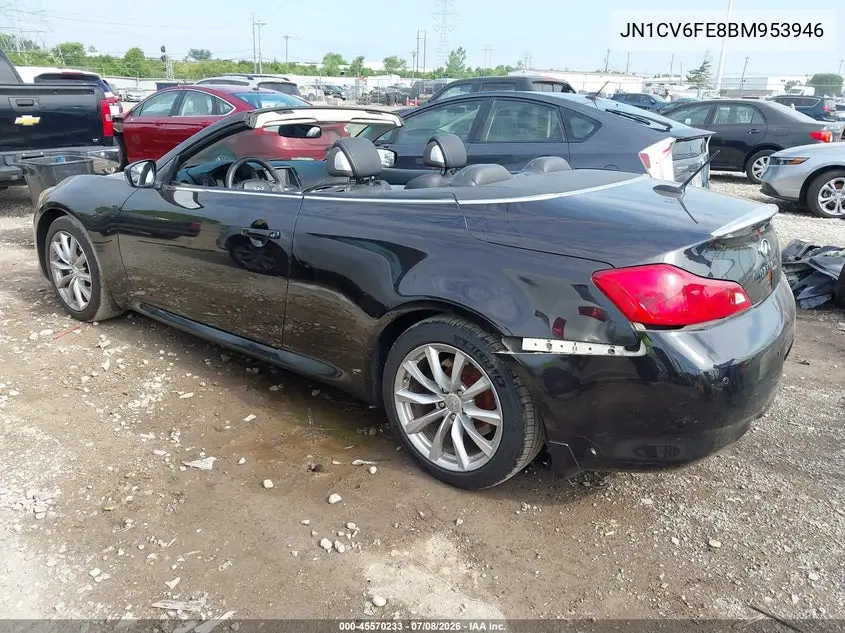 2011 Infiniti G37 VIN: JN1CV6FE8BM953946 Lot: 45570233
