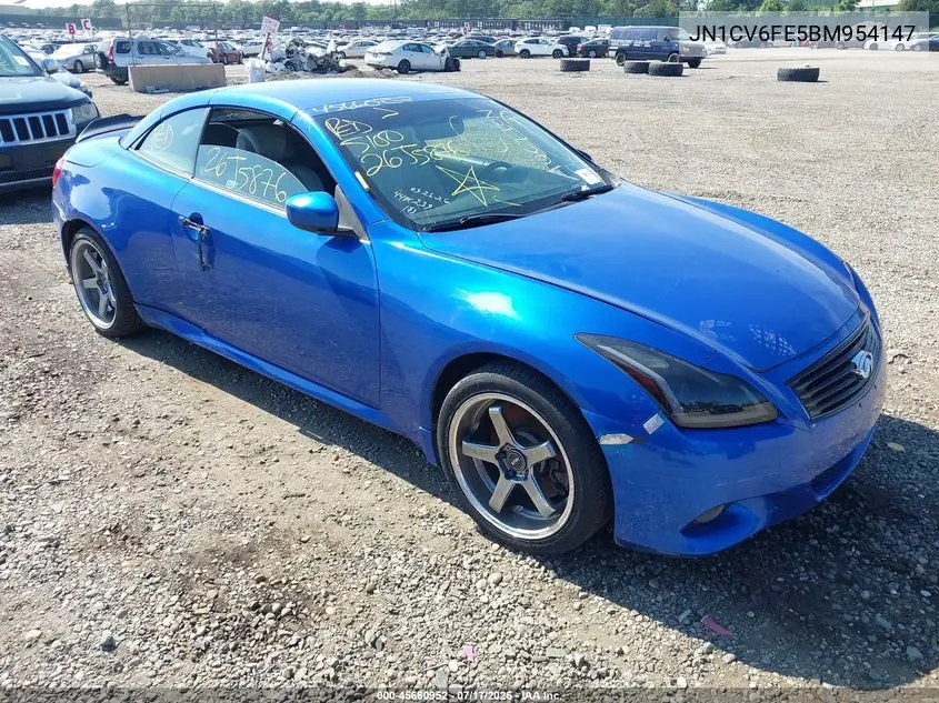2011 Infiniti G37 VIN: JN1CV6FE5BM954147 Lot: 45660952