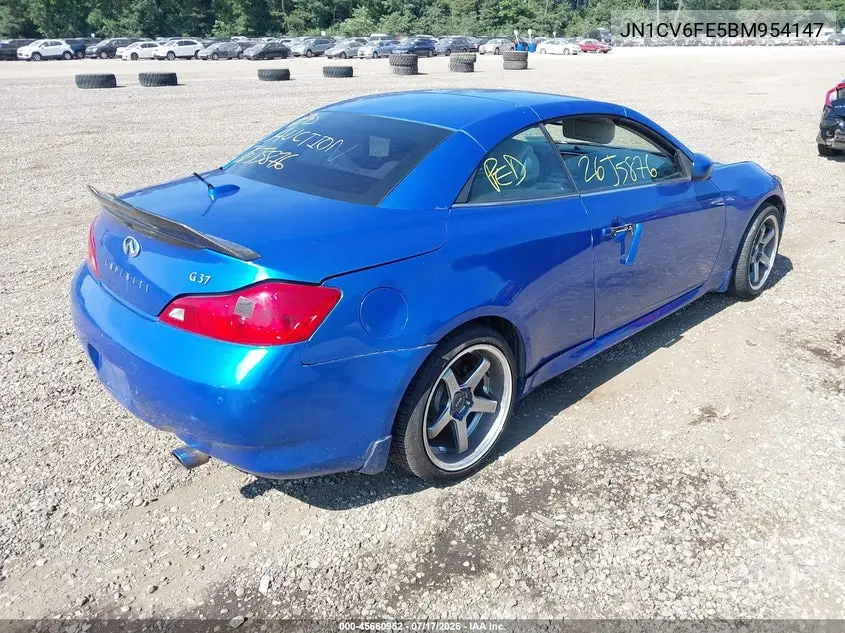 2011 Infiniti G37 VIN: JN1CV6FE5BM954147 Lot: 45660952