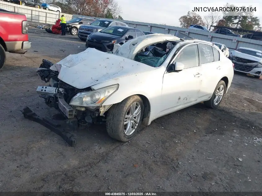 JN1CV6AR0CM976164 2012 Infiniti G37X
