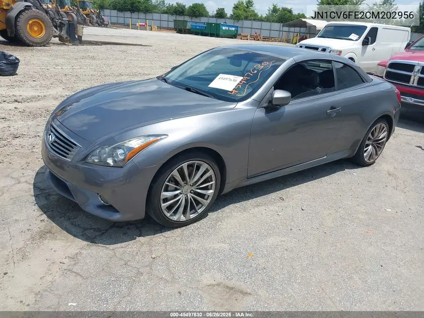 2012 Infiniti G37 VIN: JN1CV6FE2CM202956 Lot: 45497630