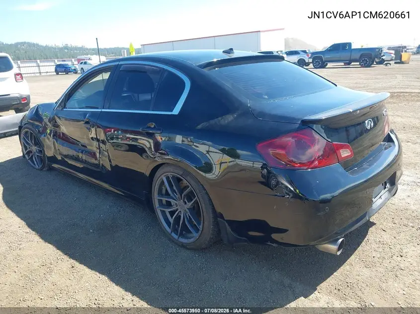 2012 Infiniti G37 Limited Edition VIN: JN1CV6AP1CM620661 Lot: 45573950