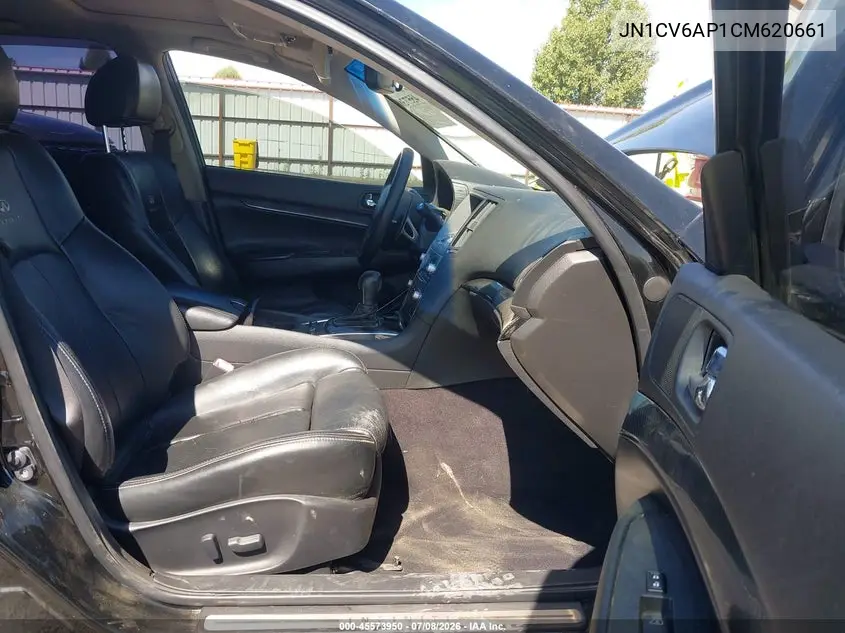 2012 Infiniti G37 Limited Edition VIN: JN1CV6AP1CM620661 Lot: 45573950