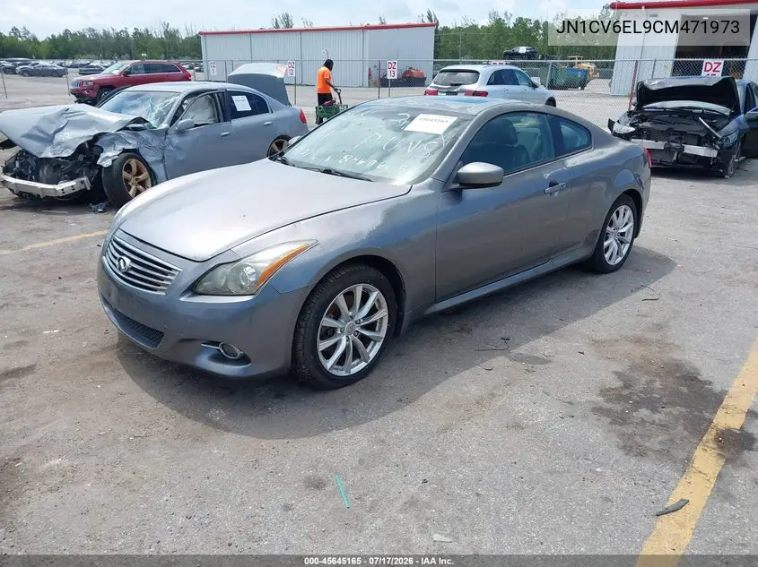 2012 Infiniti G37X VIN: JN1CV6EL9CM471973 Lot: 45645165
