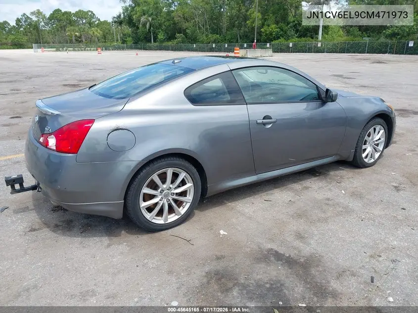 2012 Infiniti G37X VIN: JN1CV6EL9CM471973 Lot: 45645165