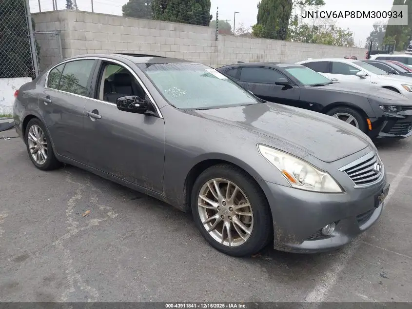 JN1CV6AP8DM300934 2013 Infiniti G37 Journey