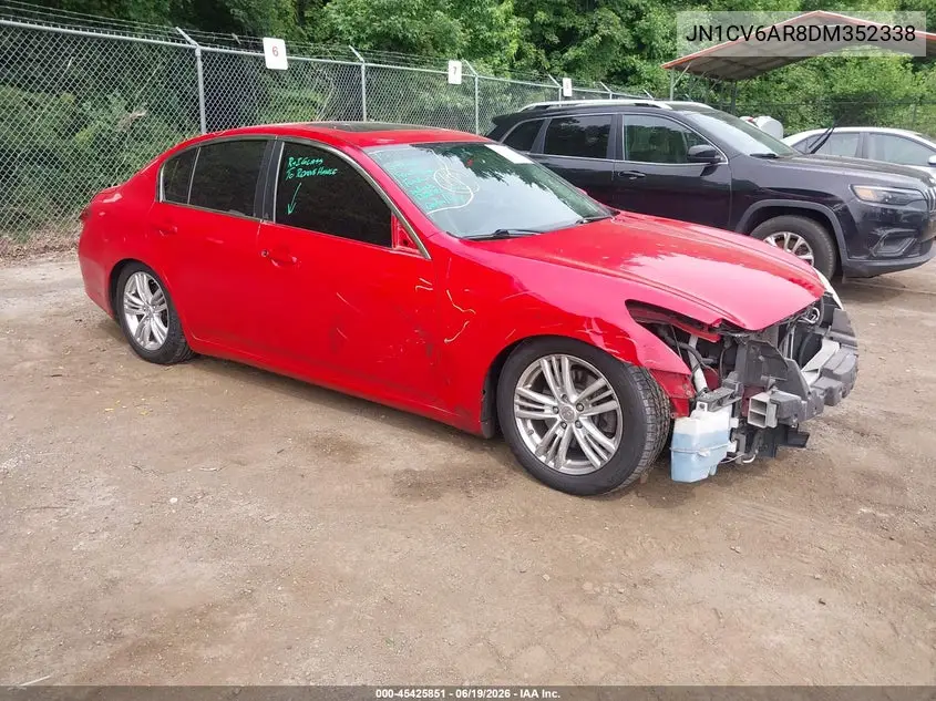 JN1CV6AR8DM352338 2013 Infiniti G37X