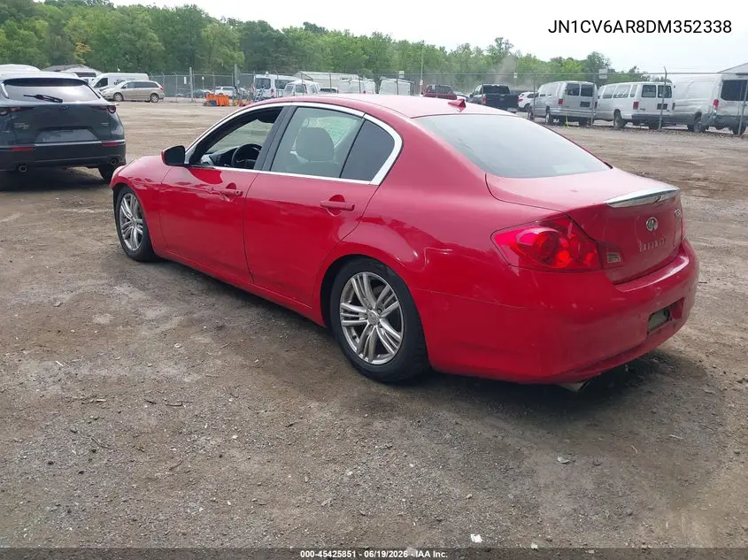 JN1CV6AR8DM352338 2013 Infiniti G37X