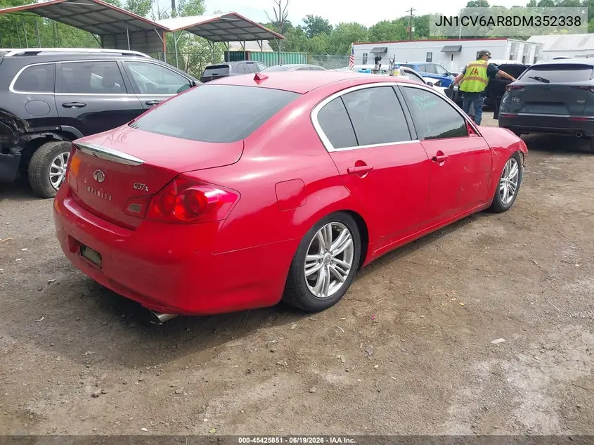 JN1CV6AR8DM352338 2013 Infiniti G37X