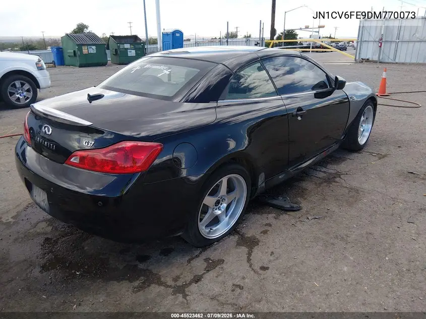 2013 Infiniti G37 VIN: JN1CV6FE9DM770073 Lot: 45523462