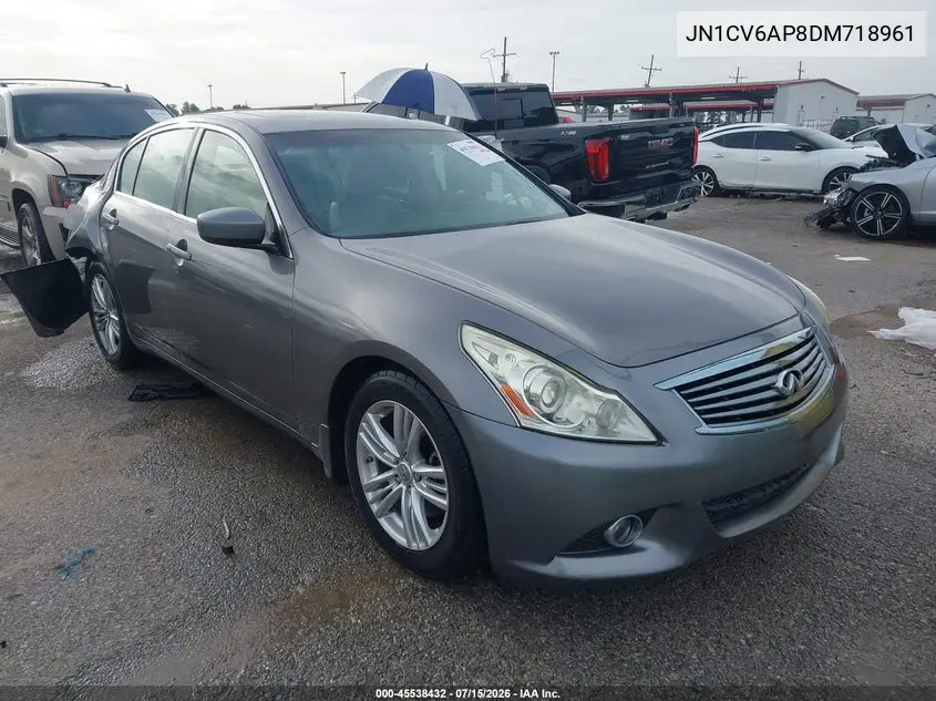 2013 Infiniti G37 Journey VIN: JN1CV6AP8DM718961 Lot: 45538432