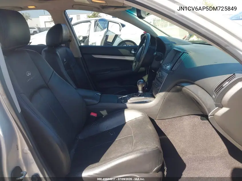 2013 Infiniti G37 Journey VIN: JN1CV6AP5DM725849 Lot: 45584617