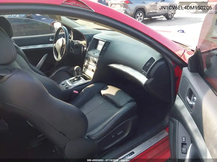 2013 Infiniti G37X VIN: JN1CV6EL4DM950206 Lot: 45593053