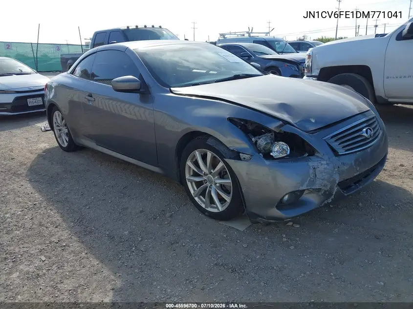 2013 Infiniti G37 VIN: JN1CV6FE1DM771041 Lot: 45596700