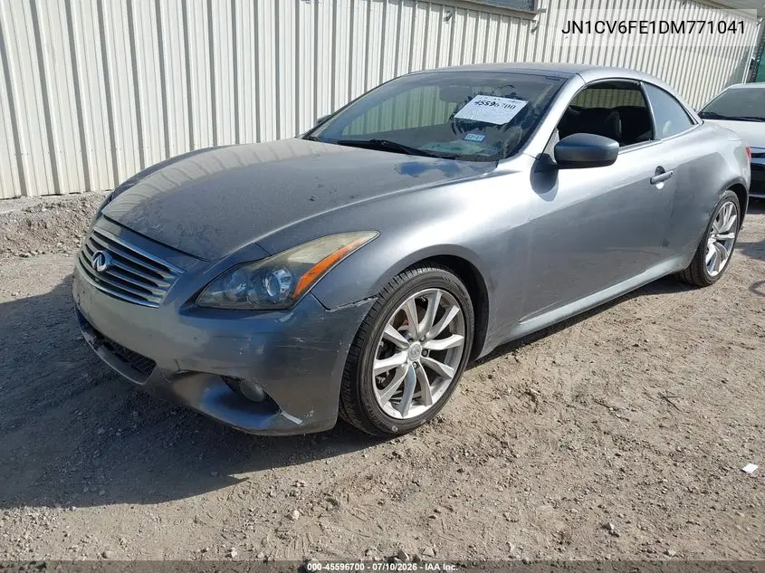 2013 Infiniti G37 VIN: JN1CV6FE1DM771041 Lot: 45596700