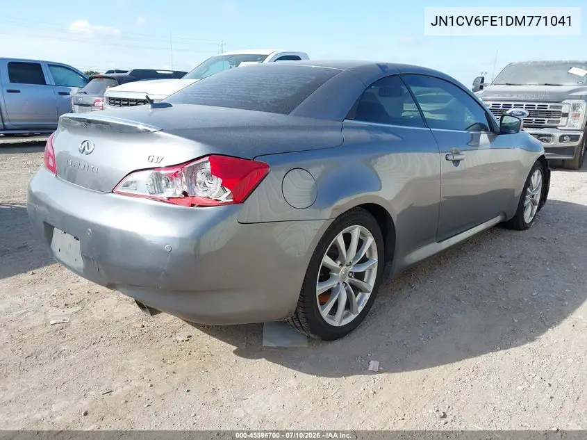 2013 Infiniti G37 VIN: JN1CV6FE1DM771041 Lot: 45596700