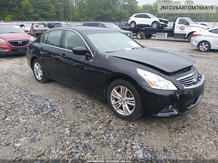 2013 Infiniti G37X VIN: JN1CV6AR1DM766819 Lot: 45603105
