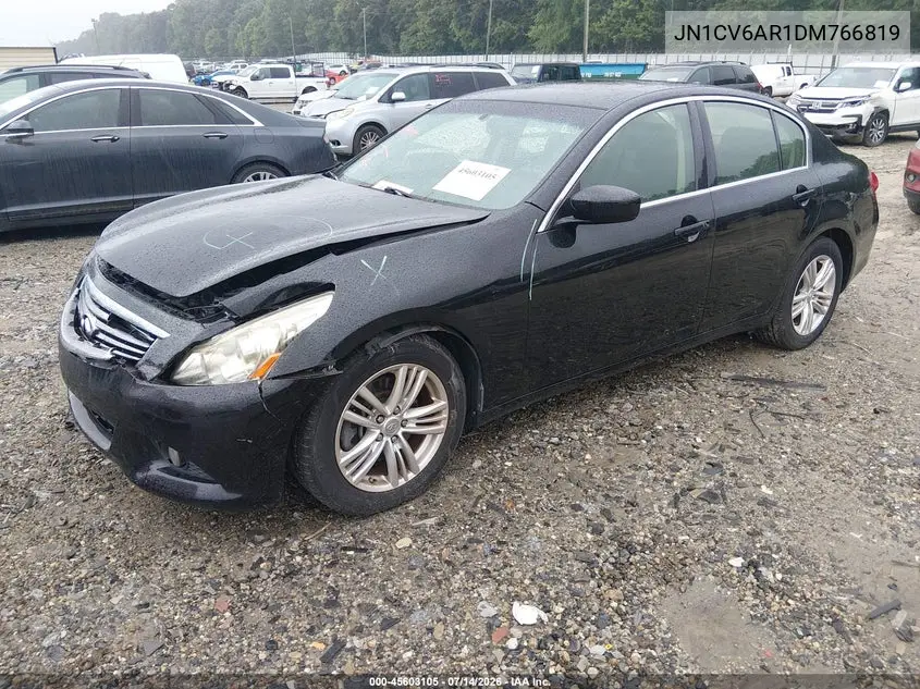 2013 Infiniti G37X VIN: JN1CV6AR1DM766819 Lot: 45603105