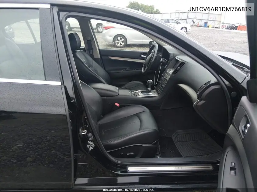 2013 Infiniti G37X VIN: JN1CV6AR1DM766819 Lot: 45603105