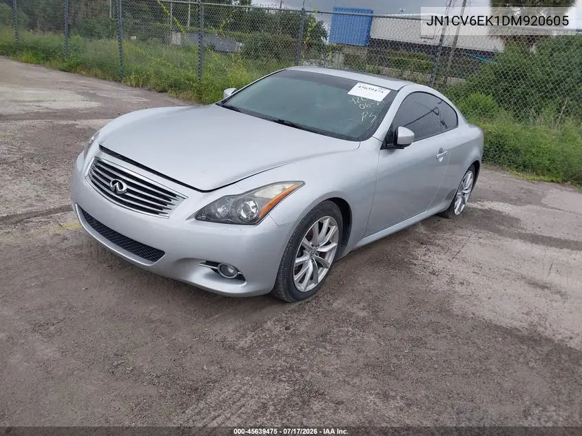 2013 Infiniti G37 Journey VIN: JN1CV6EK1DM920605 Lot: 45639475