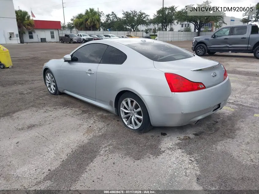2013 Infiniti G37 Journey VIN: JN1CV6EK1DM920605 Lot: 45639475