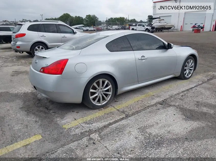 2013 Infiniti G37 Journey VIN: JN1CV6EK1DM920605 Lot: 45639475