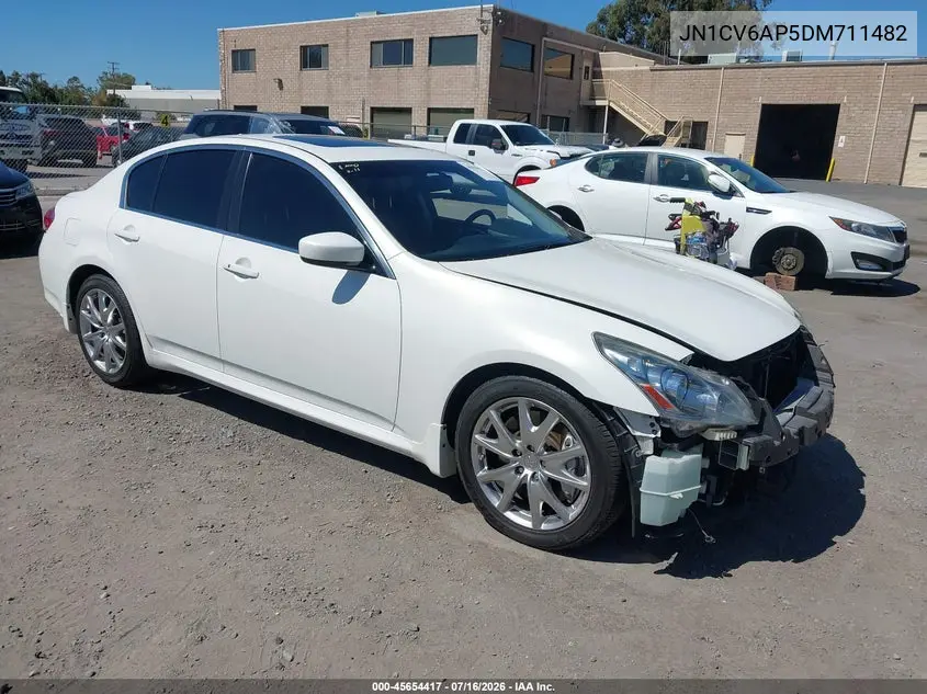 2013 Infiniti G37 Journey VIN: JN1CV6AP5DM711482 Lot: 45654417
