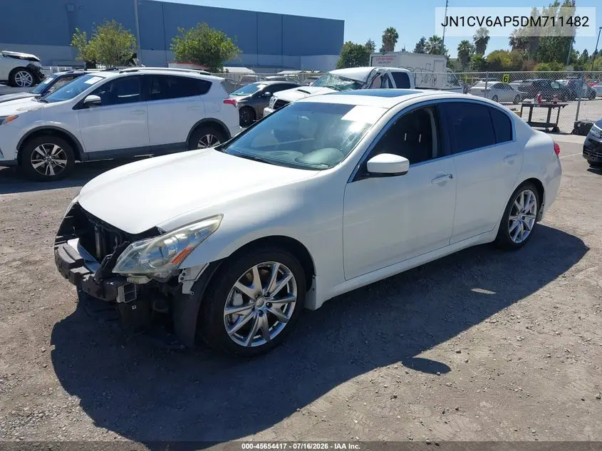 2013 Infiniti G37 Journey VIN: JN1CV6AP5DM711482 Lot: 45654417
