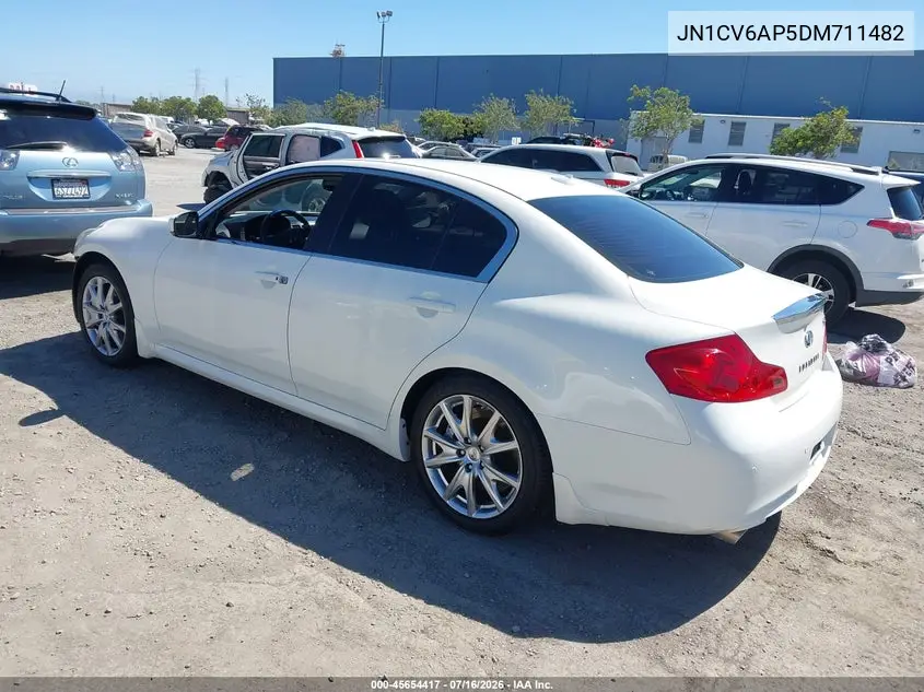 2013 Infiniti G37 Journey VIN: JN1CV6AP5DM711482 Lot: 45654417