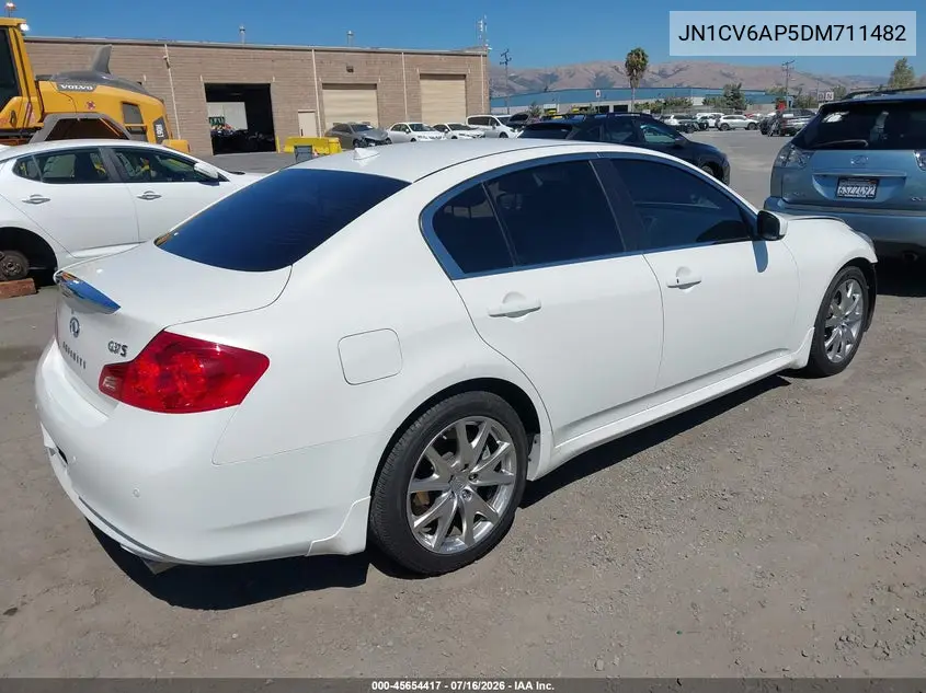 2013 Infiniti G37 Journey VIN: JN1CV6AP5DM711482 Lot: 45654417