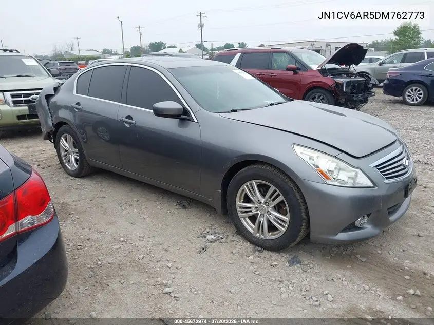 2013 Infiniti G37X VIN: JN1CV6AR5DM762773 Lot: 45672974