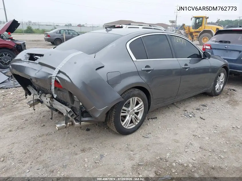 2013 Infiniti G37X VIN: JN1CV6AR5DM762773 Lot: 45672974