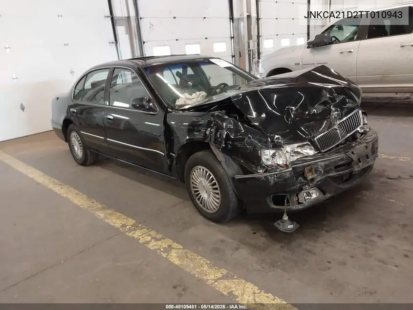 1996 Infiniti I30 VIN: JNKCA21D2TT010943 Lot: 45109451