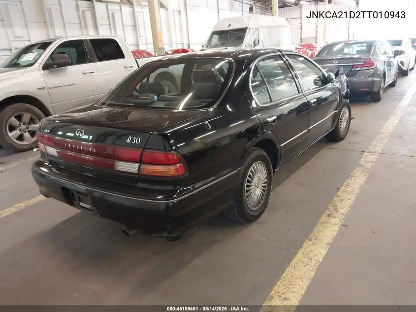 1996 Infiniti I30 VIN: JNKCA21D2TT010943 Lot: 45109451