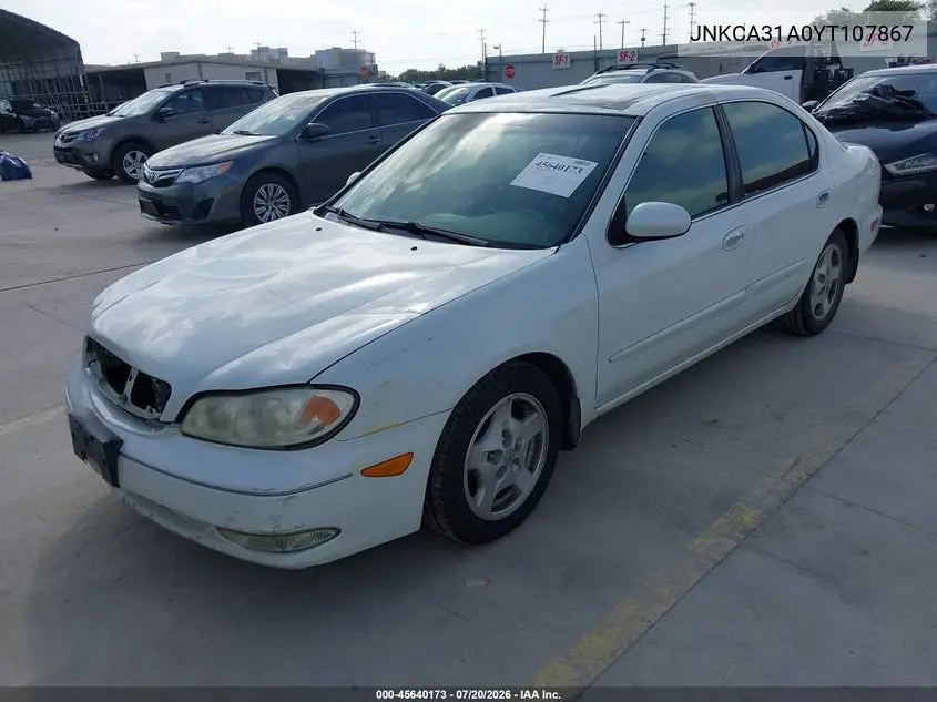 2000 Infiniti I30 Luxury/Touring VIN: JNKCA31A0YT107867 Lot: 45640173