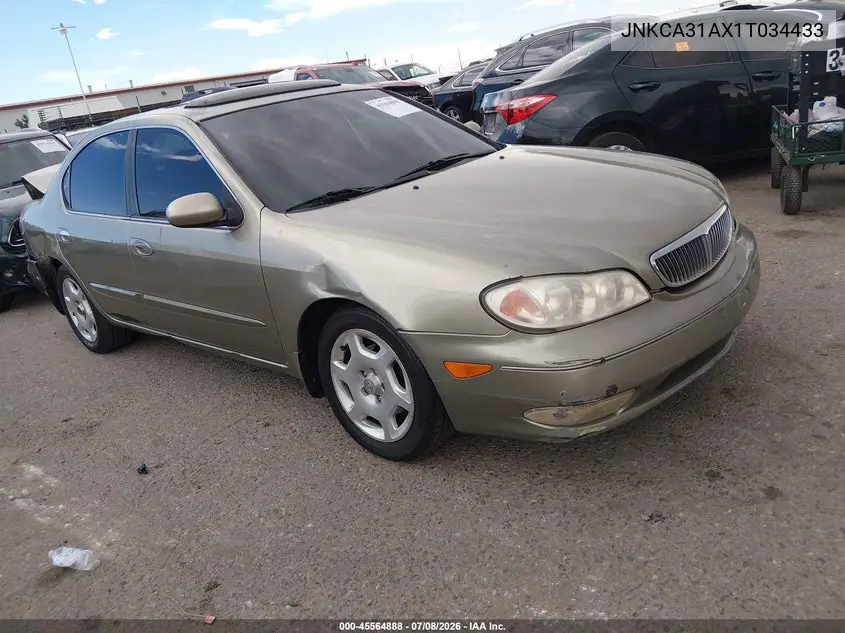 2001 Infiniti I30 Luxury VIN: JNKCA31AX1T034433 Lot: 45564888