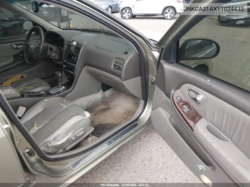 2001 Infiniti I30 Luxury VIN: JNKCA31AX1T034433 Lot: 45564888