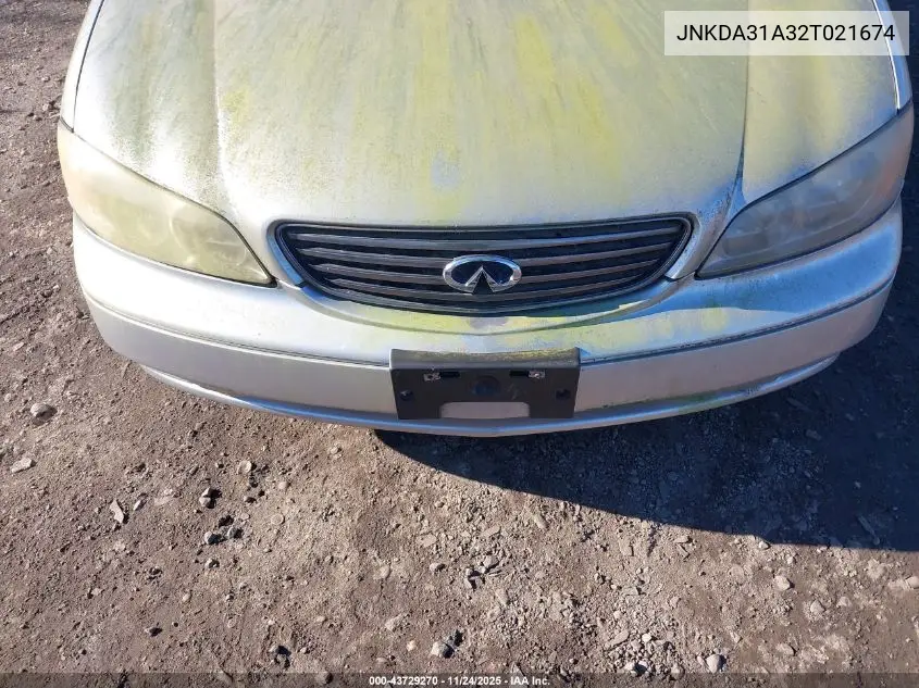2002 Infiniti I35 Luxury VIN: JNKDA31A32T021674 Lot: 43729270