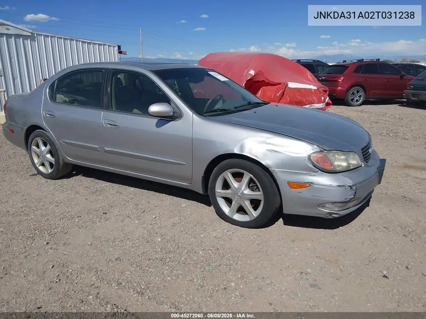 2002 Infiniti I35 Luxury VIN: JNKDA31A02T031238 Lot: 45272060