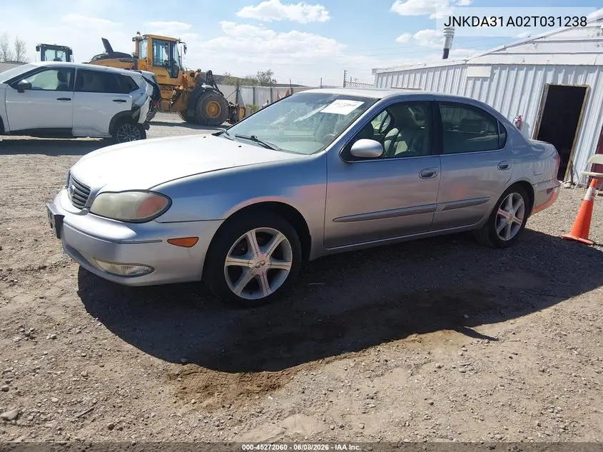 2002 Infiniti I35 Luxury VIN: JNKDA31A02T031238 Lot: 45272060