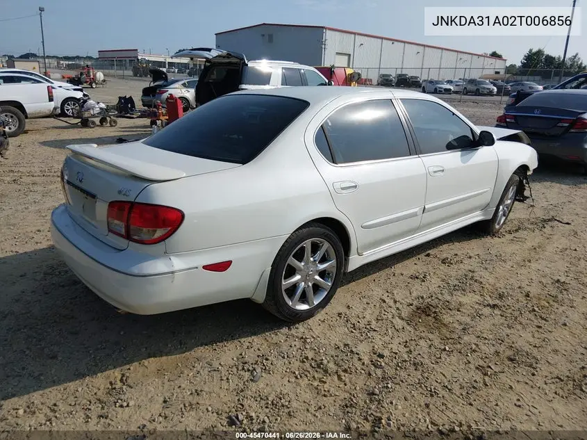 2002 Infiniti I35 Luxury VIN: JNKDA31A02T006856 Lot: 45470441