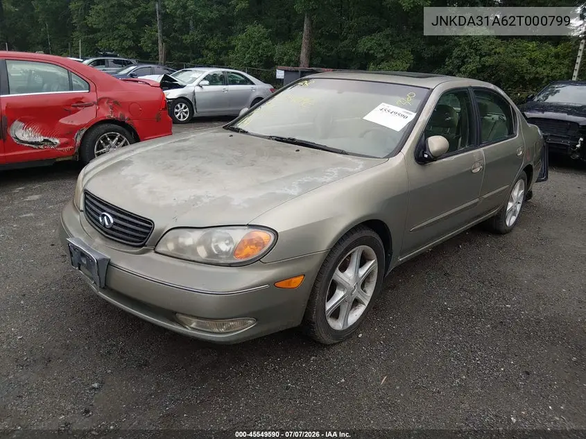 2002 Infiniti I35 Luxury VIN: JNKDA31A62T000799 Lot: 45549590