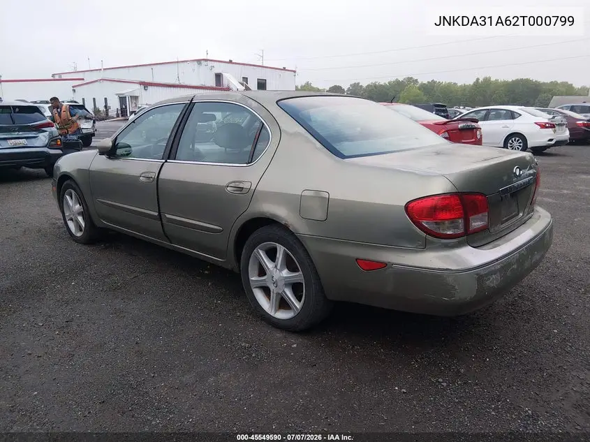 2002 Infiniti I35 Luxury VIN: JNKDA31A62T000799 Lot: 45549590