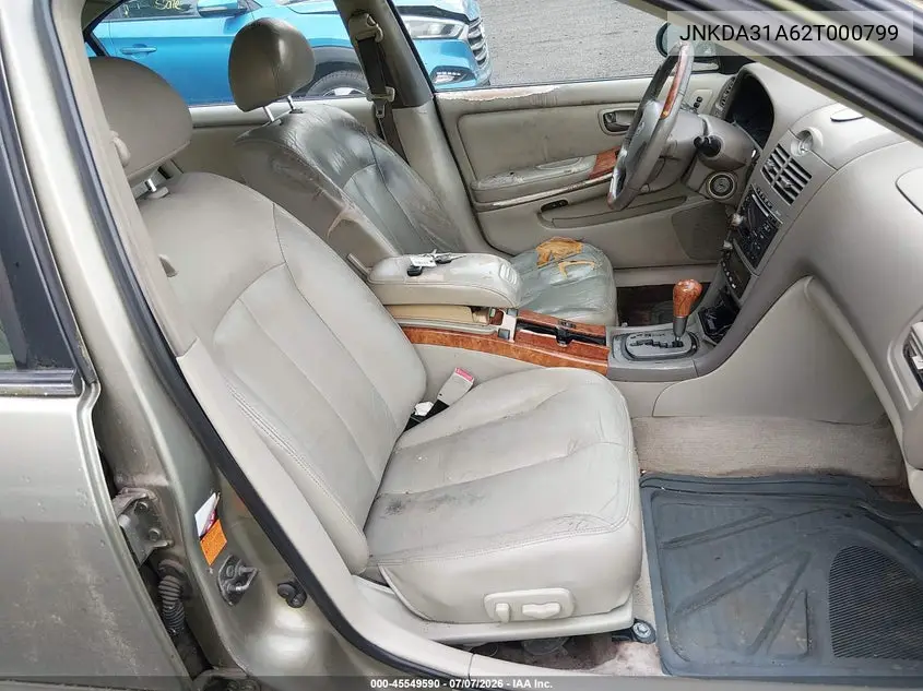 2002 Infiniti I35 Luxury VIN: JNKDA31A62T000799 Lot: 45549590