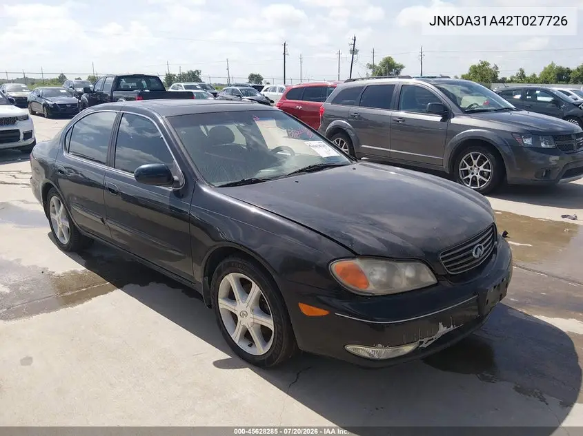 2002 Infiniti I35 Luxury VIN: JNKDA31A42T027726 Lot: 45628285