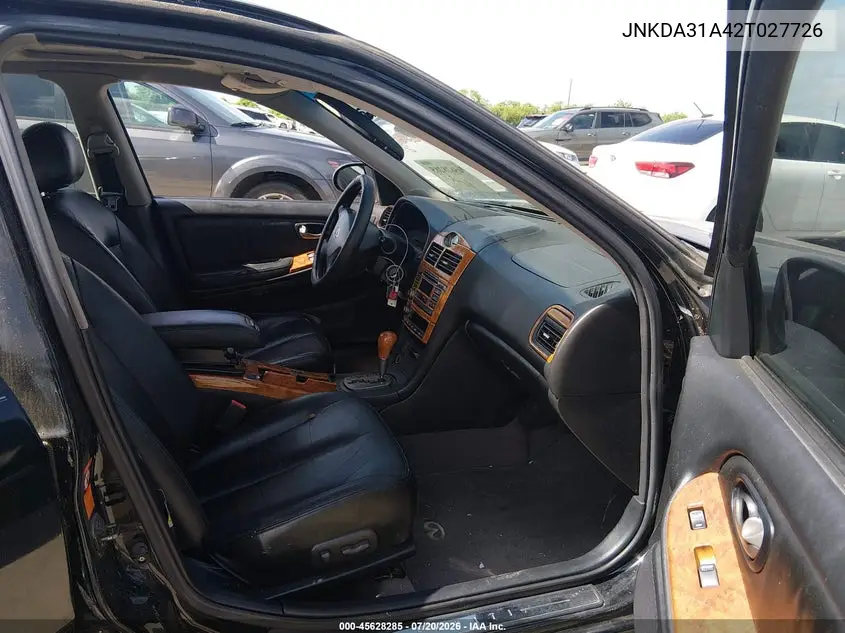 2002 Infiniti I35 Luxury VIN: JNKDA31A42T027726 Lot: 45628285