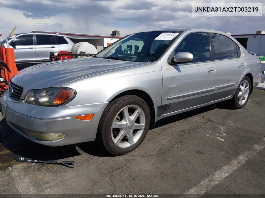 2002 Infiniti I35 Luxury VIN: JNKDA31AX2T003219 Lot: 45638711