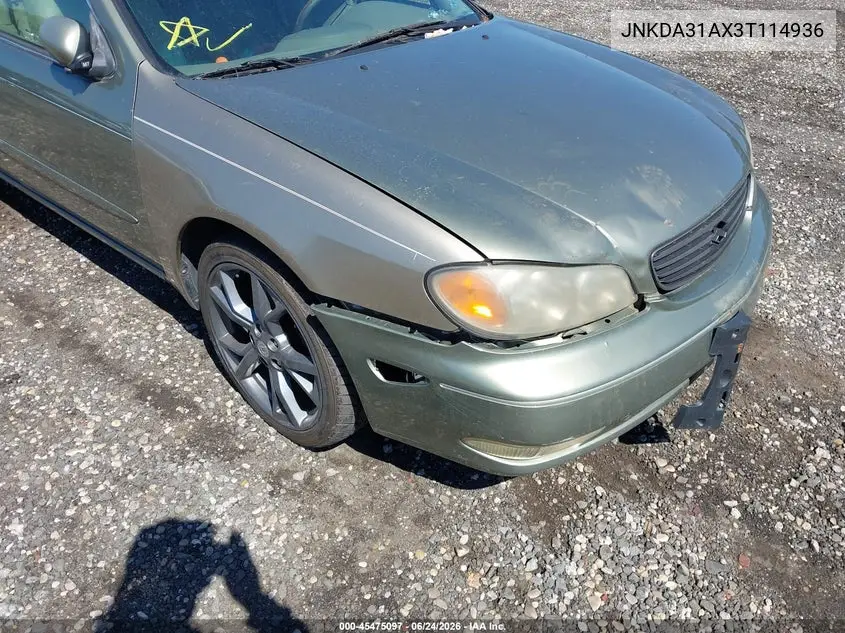 2003 Infiniti I35 Luxury VIN: JNKDA31AX3T114936 Lot: 45475097